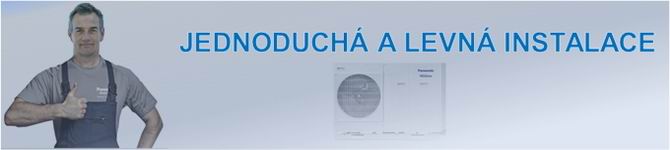 jednoduchá instalace