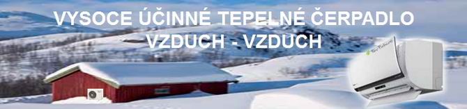 tepelné erpadlo vzduch - vzduch Panasonic
