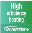 High efficiency heating
